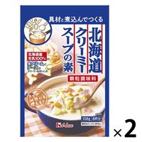 【アウトレット】北海道クリーミースープの素 108g 2個 ハウス食品