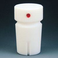 フロンケミカル フッ素樹脂（PTFE）頭栓ミゾ付 19/28 NR0312-002 1個 734-9181（直送品）