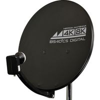 日本アンテナ 4K8K対応 BS・110°CSアンテナ 黒 45SRLB 1個 378-2208（直送品）