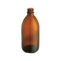 東京硝子器械 TGK ねじ口びん 細口 500mL 茶 837-05-20-34 1本 185-3815（直送品）