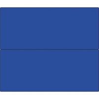 つくし工房 つくし フラットパネル法定表示板（ブルー無地） 4点用2段型 （タテ2分割 HR-154CW 1枚 184-7930（直送品）