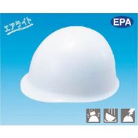 つくし工房 つくし 保護帽 エアライト ポリカーボネート製 MP型 白 3002 1個 184-7958（直送品）