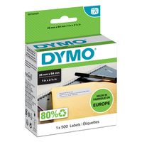 DYMO（ダイモ） ダイモ ラベルプリンター用 アドレスラベル(S) 25×54mm 500枚 S0722520 1個（直送品）
