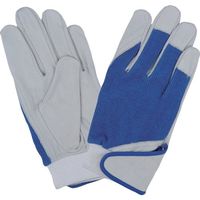 中部物産貿易 ホーケン 牛表革手袋 アルミマジック ブルー Lサイズ 58405 1セット(10双) 344-1593（直送品）