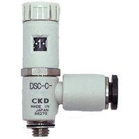 CKD ダイヤル付スピードコントローラ コンパクトタイプ DSC-C-M5-4-IL 1個 249-7147（直送品）