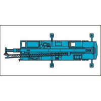 つくし工房 つくし ミニ重機マグネット平面タイプ トラッククレーン 大 MK-202A 1個 184-9586（直送品）