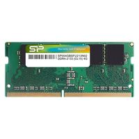 シリコンパワー ノートPC用メモリ　DDR4-2133(PC4-17000) 4GB SP004GBSFU213N02 1枚（直送品）
