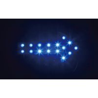 三ツ星貿易 LEDミニシェブロン YB-S 1枚（直送品）