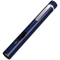 プラス レーザーポインター PL-R110BL 赤色レーザー ペン型 単4乾電池×1 連続使用5時間 ブルー