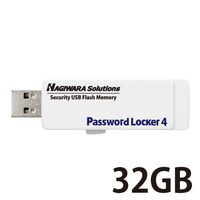 セキュリティ USBメモリ 32GB USB3.0 暗号化 管理ソフト対応 Password Locker4 HUD-PL332GM エレコム 1個
