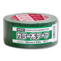 ヘイコーカラー布テープ 50×25 緑 002004014 1セット（1パック×30パック）（直送品）
