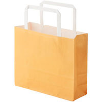 【ケース販売】HEIKO 紙袋 25チャームバッグ 平手 18-2 白筋無地 OR 003273212 1ケース(50枚入×8袋)（直送品）