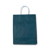 【ケース販売】HEIKO 紙袋 25チャームバッグ MS1 藍 003276703 1ケース(50枚入×4袋 合計200枚)（直送品）