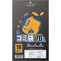 【ケース販売】SWAN ゴミ袋 LDポリ袋 エコノミー 黒 70L 006604822 1ケース(10枚入×30袋 合計300枚)（直送品）