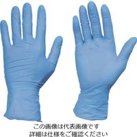 トラスコ中山 TRUSCO 使い捨てニトリル手袋TGワーク 0.10 粉無青M 100枚 TGNN10BM 1箱(100枚) 835-4652（直送品）