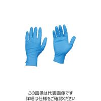 トラスコ中山 TRUSCO 使い捨て天然ゴムTGワーク 0.10 粉付青M 100枚 TGPL10BM 1箱(100枚) 835-4691（直送品）