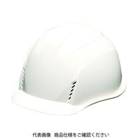 トラスコ中山 TRUSCO 遮熱ヘルメット“涼帽”KP型 通気孔付 白 TD-HB-FV-KP-W 1個 856-6925（直送品）