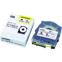 マックス MAX チューブマーカー レタツイン 専用テープカセット LM-TP505Y 1個 855-0357（直送品）
