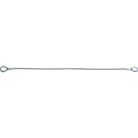 トラスコ中山 TRUSCO ワイヤロープスリング Eタイプ アルミロック 12mmX2m TWEL-12S2 1本 837-0606（直送品）