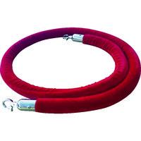 Writebest ロープパーテーション用ロープ 赤 2m QR2R 1本 836-9046（直送品）