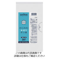 日本サニパック サニパック　Ｆー１４キッチンフォルタ水切ゴミ袋　３０枚 F-14-CL 1袋(30枚) 826-6681