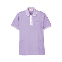 明石スクールユニフォームカンパニー ポロシャツ（脇ポケット付き） UZT468 パープル L 1着（直送品）