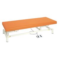 高田ベッド製作所 電動診察台（低床タイプ） オレンジ TB-1151（直送品）