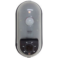 リーベックス 防犯カメラ SD1000 microSD録画式 センサーカメラ センサーライト付 夜間撮影