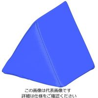 弘益 キッズガーデン クッション・三角 ブルー KID-K20-BL 1個 7-3367-01（直送品）