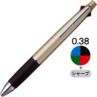 ジェットストリーム4&1 多機能ペン 0.38mm シャンパンゴールド 金 4色+シャープ MSXE510003825 三菱鉛筆