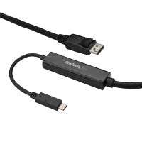 USB-C - DP 1.2 ケーブル／3m／ブラック　CDP2DPMM3MB　1個　StarTech.com（直送品）