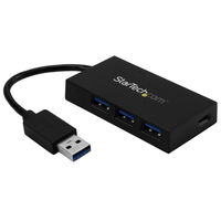 Startech.com 4ポートUSB 3.0ハブ USB-A×3 USB-C×1 HB30A3A1CFB 1個