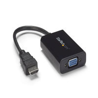 HDMI-VGA (RGB)変換アダプタ (オーディオ対応)　HD2VGAA2　1個　StarTech.com