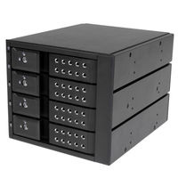 4x 3.5インチ SAS/SATA HDD対応ラック　HSB4SATSASBA　1個　StarTech.com（直送品）