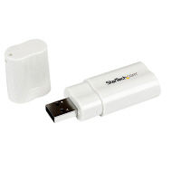 USBサウンド変換アダプタカード　2x3.5mmミニジャック　ICUSBAUDIO　1個　StarTech.com（直送品）