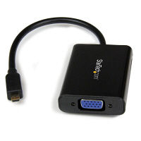 マイクロHDMI - VGA変換アダプタ (スマートフォン用)　MCHD2VGAA2　1個　StarTech.com（直送品）