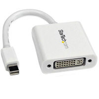 Mini DP - DVI 変換アダプタ　ホワイト　MDP2DVIW　1個　StarTech.com（直送品）