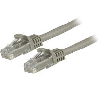 LANケーブル 15m Cat6 グレー ツメ折れ防止機構　N6PATC15MGR　1個　StarTech.com（直送品）