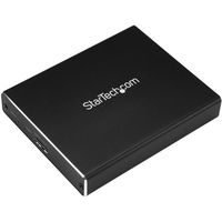 M.2 SATA SSDデュアルスロットケース RAID対応　SM22BU31C3R　1個　StarTech.com（直送品）