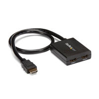 2出力HDMI分配器　USBバスパワー対応　4K 30Hz　ST122HD4KU　1個　StarTech.com