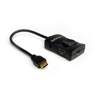 2出力対応HDMI分配器スプリッター オーディオ対応　ST122HDMILE　1個　StarTech.com（直送品）