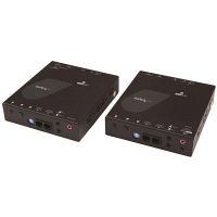 IP対応HDMI延長分配器送受信機セット　4K/30Hz対応　ST12MHDLAN4K　1セット（2個）　StarTech.com（直送品）
