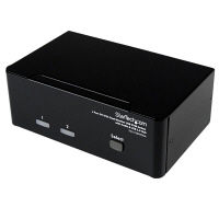 2ポート DVI & VGA対応USB接続KVMスイッチ　SV231DDVDUA　1個　StarTech.com（直送品）