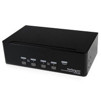 4ポート デュアルDVIモニター対応USB接続KVMスイッチ　SV431DD2DUA　1個　StarTech.com（直送品）