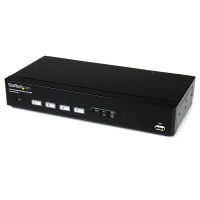 4ポートDVI対応USB接続KVMスイッチ DDM機能搭載　SV431DVIUDDM　1個　StarTech.com（直送品）