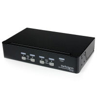 4ポート VGA対応USB接続KVMスイッチ　USBハブ内蔵　SV431USB　1個　StarTech.com（直送品）