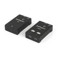 USBエクステンダー 40m 4ポートハブ LAN経由 USB2.0 USB2004EXTV 1個 StarTech.com（直送品）