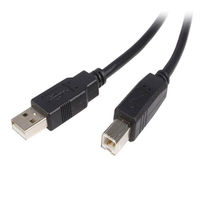 Startech.com 2m USB 2.0ケーブル(ABタイプ) オス/オス USB2HAB2M 1個