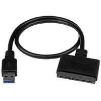 Startech.com 2.5インチSATA - USB 3.1 アダプタケーブル USB312SAT3CB 1個