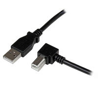 USB 2.0 ケーブル A - B （L型右向き） 2m　USBAB2MR　1個　StarTech.com（直送品）
